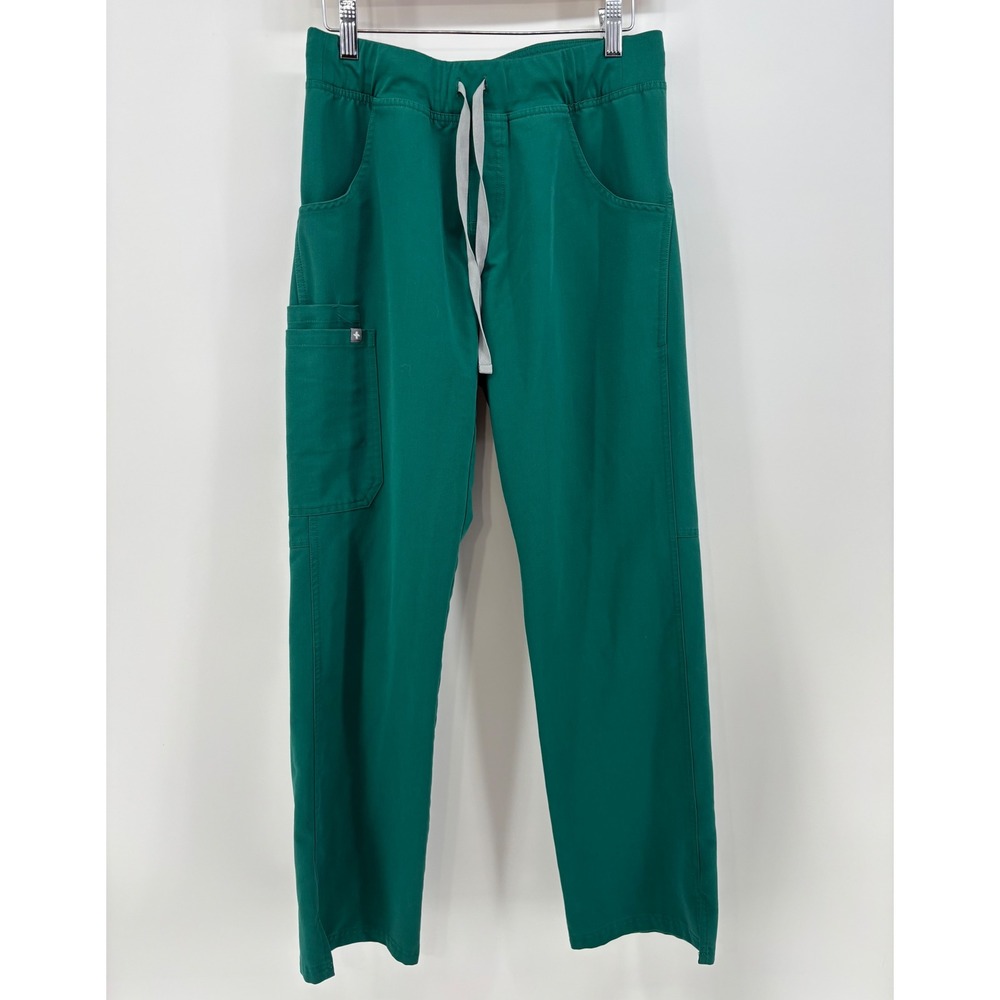 FIGS Kade Cargo Scrub Pants Women's Small Hunter Green Technical Collection